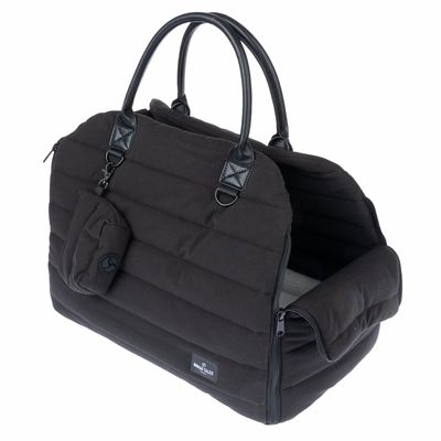 Nomad Tales Blush Autositz für Hunde, ebony