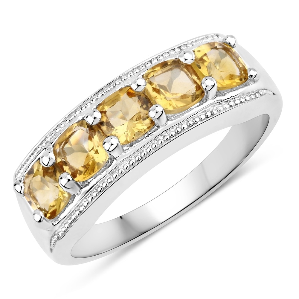 Rafaela Donata Bague Argent sterling Citrine en Argent Bague
