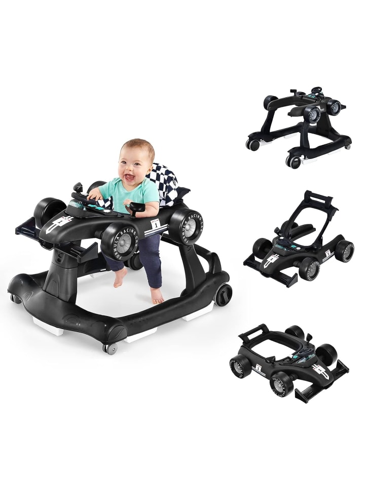COSTWAY 4 in 1 Lauflernwagen in Schwarz günstig kaufen 75 cm