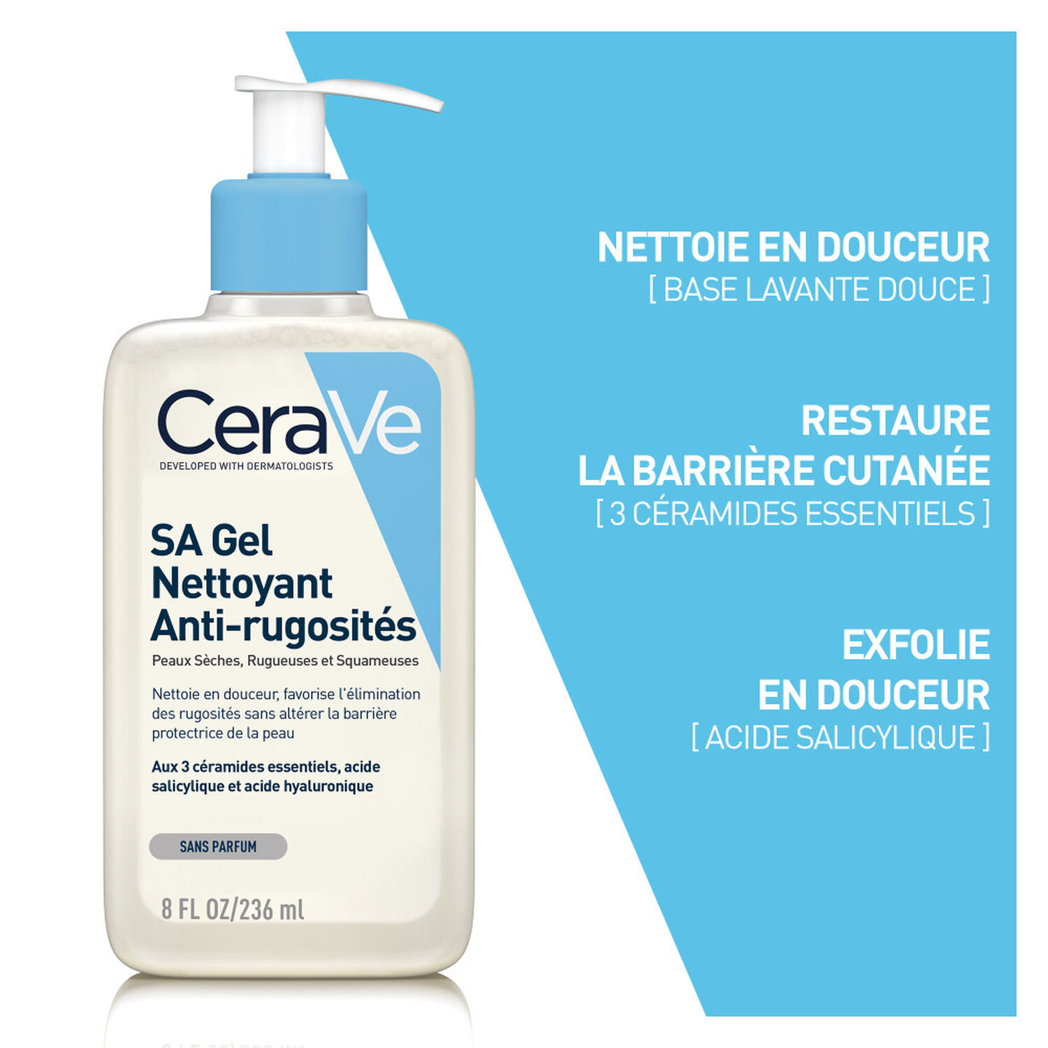 Cerave Gel Nettoyant SA Anti-Rugosités
