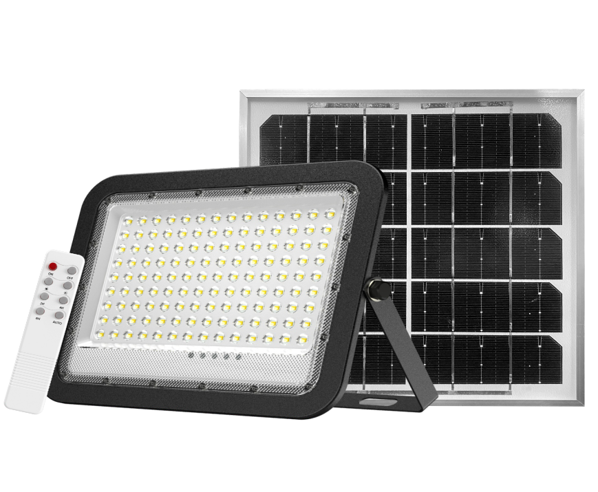 ENOVALITE Solarstrahler PRO, LED-Fluter, Solar mit Akku, 20 W PV