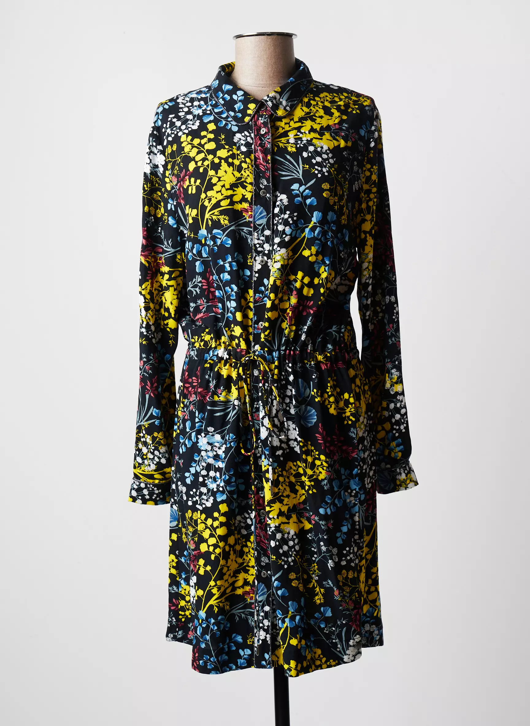 Garcia Robes Mi Longues Femme couleur noir
