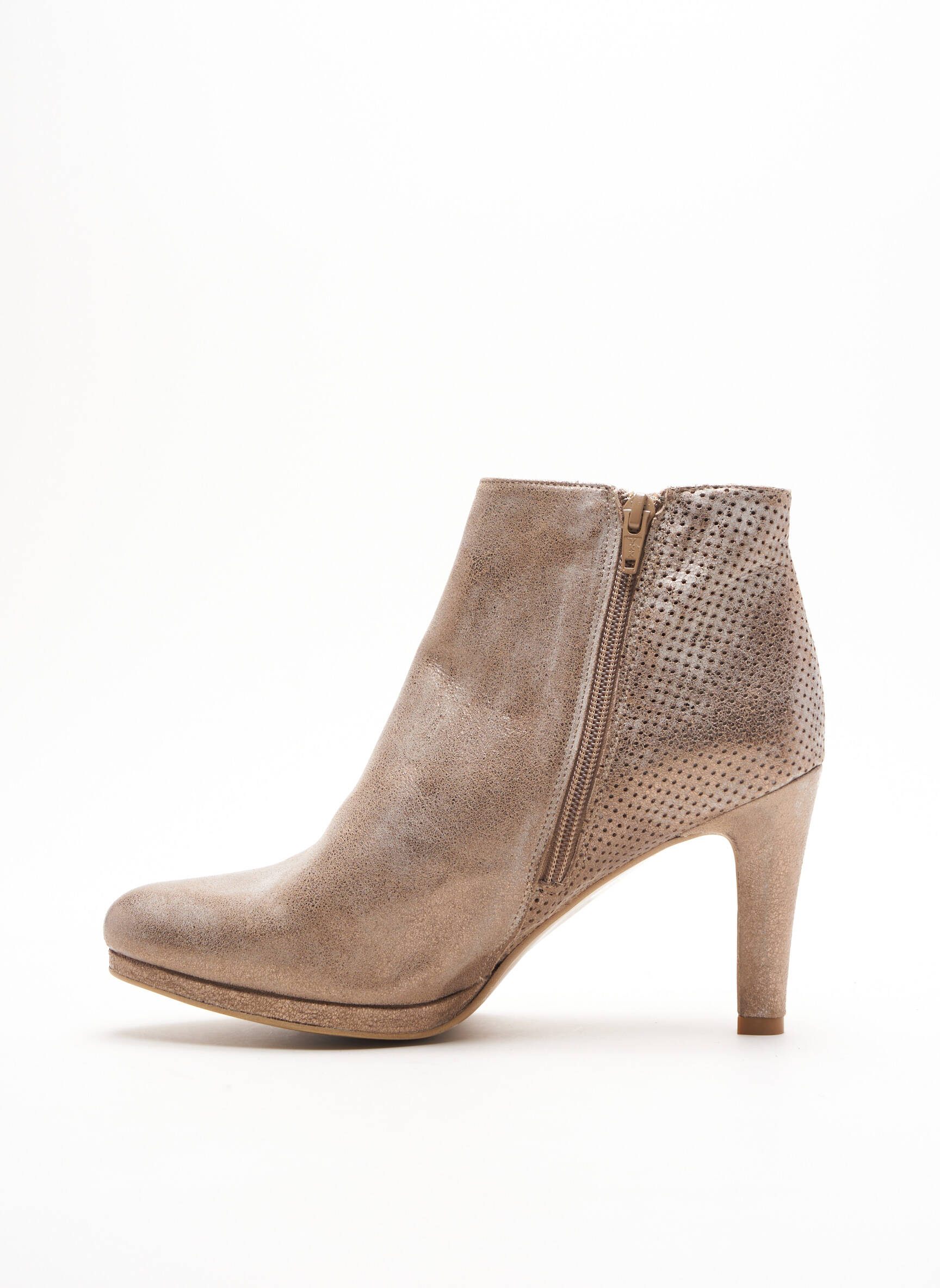 Myma Bottines Femme couleur beige