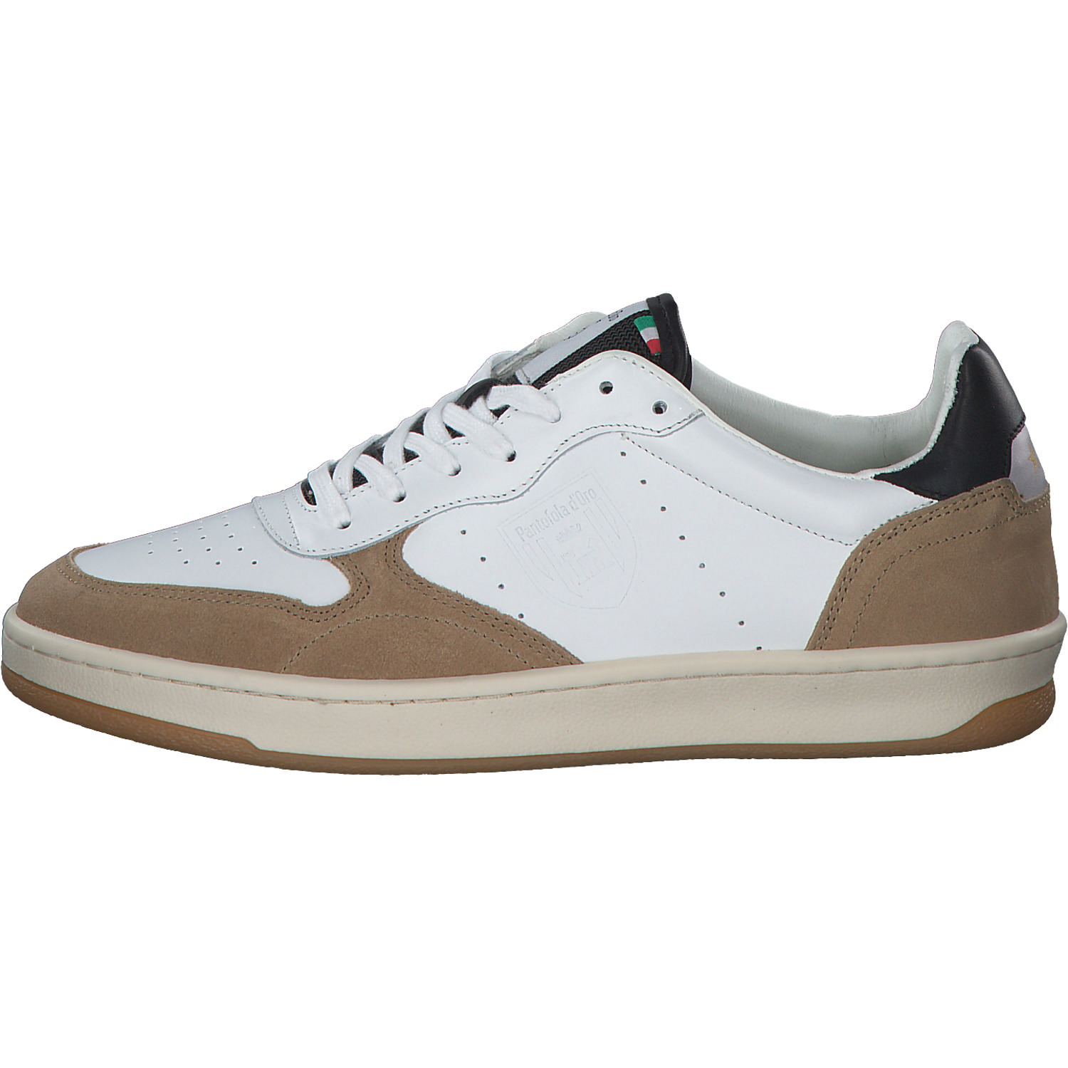 Pantofola d´Oro Vieste Uomo Low 10231065, Klassische- & Business Schuhe, Herren, BRIGHT WHITE/BLACK