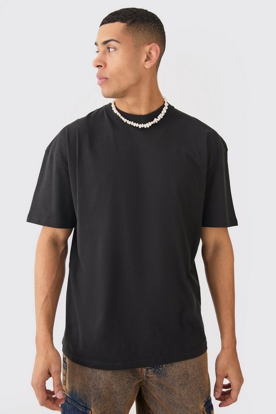 Oversize T-Shirt mit floralem Renaissance-Print