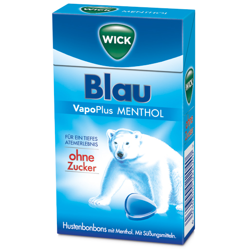 WICK BLAU Menthol Bonbons o.Zucker Clickbox  46 g  Bonbons