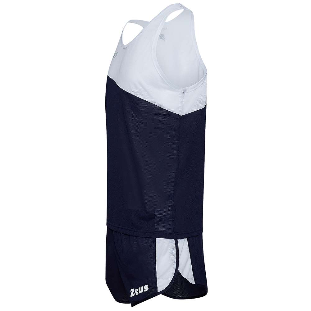Zeus Kit Robert Herren Leichtathletik Singlet Set Trikot mit Shorts navy