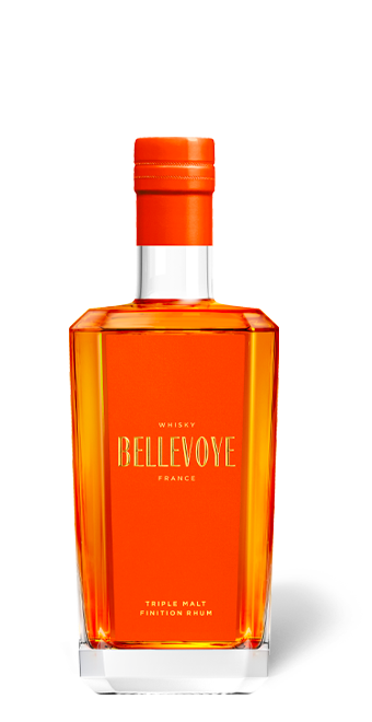 Whisky / France Bellevoye 70 cl - Orange triple malt « finition rhum »