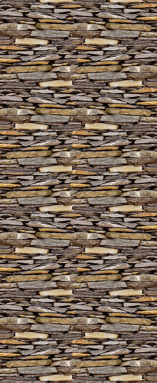 queence Vinyltapete Fatjona, Steinoptik, 90 x 250 cm, selbstklebend