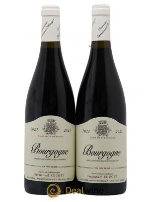 Bourgogne Emmanuel Rouget  2021 - Lot de 2 Bouteilles
