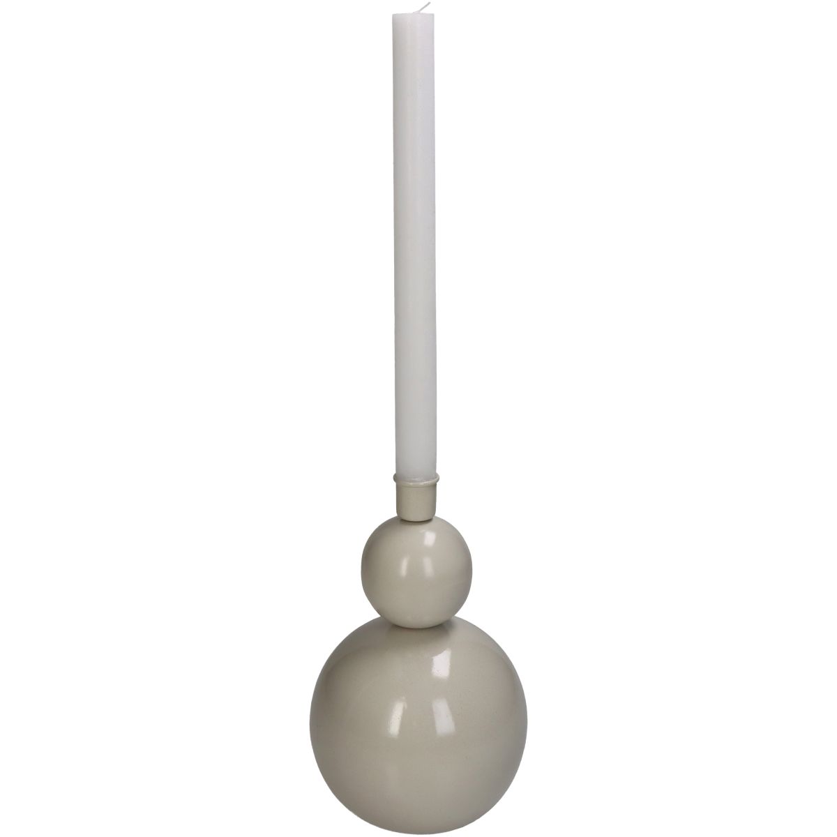 Trendhopper Kerzenständer Belly Elfenbeinfarben 20,5 cm