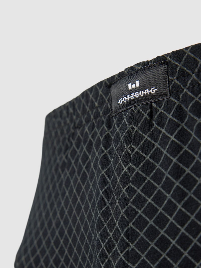 Slip mit Label-Detail 2er-Pack in schwarz