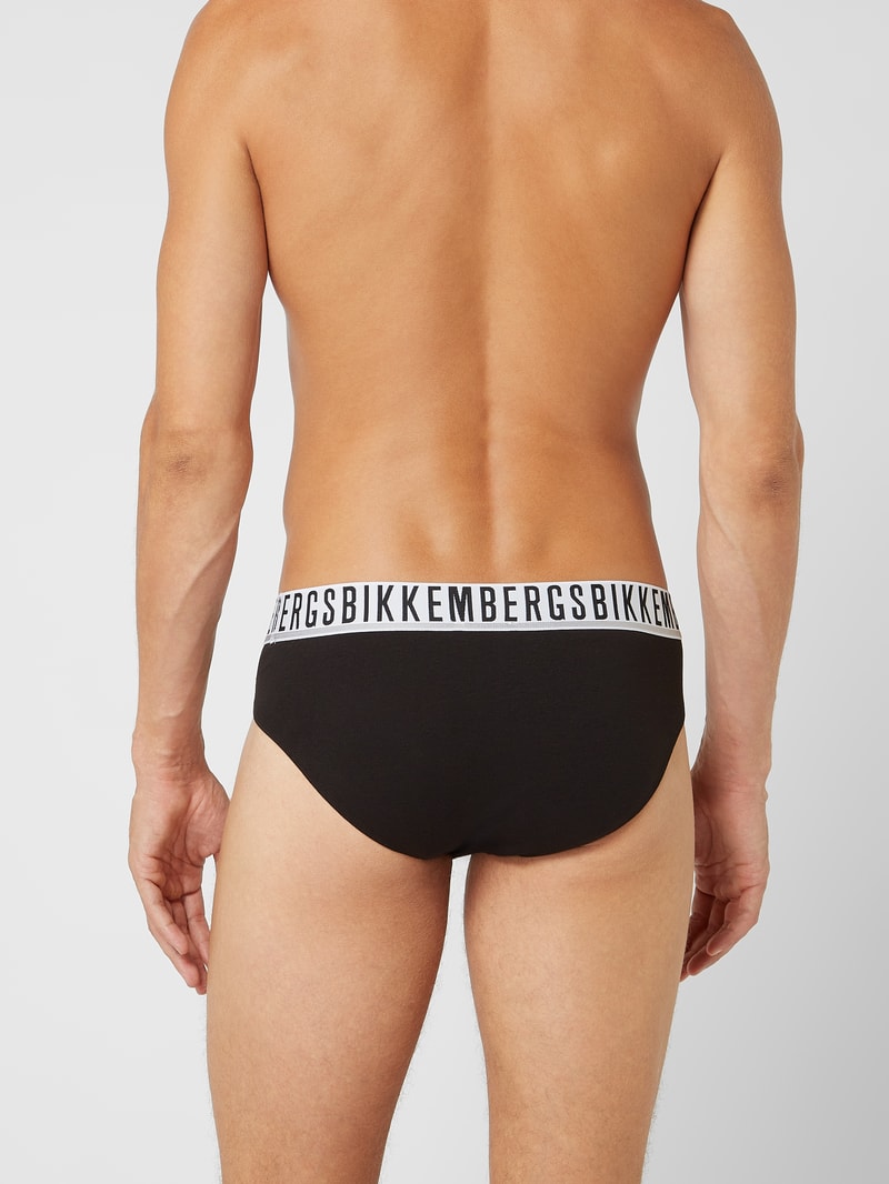 Slip im 2er-Pack in schwarz