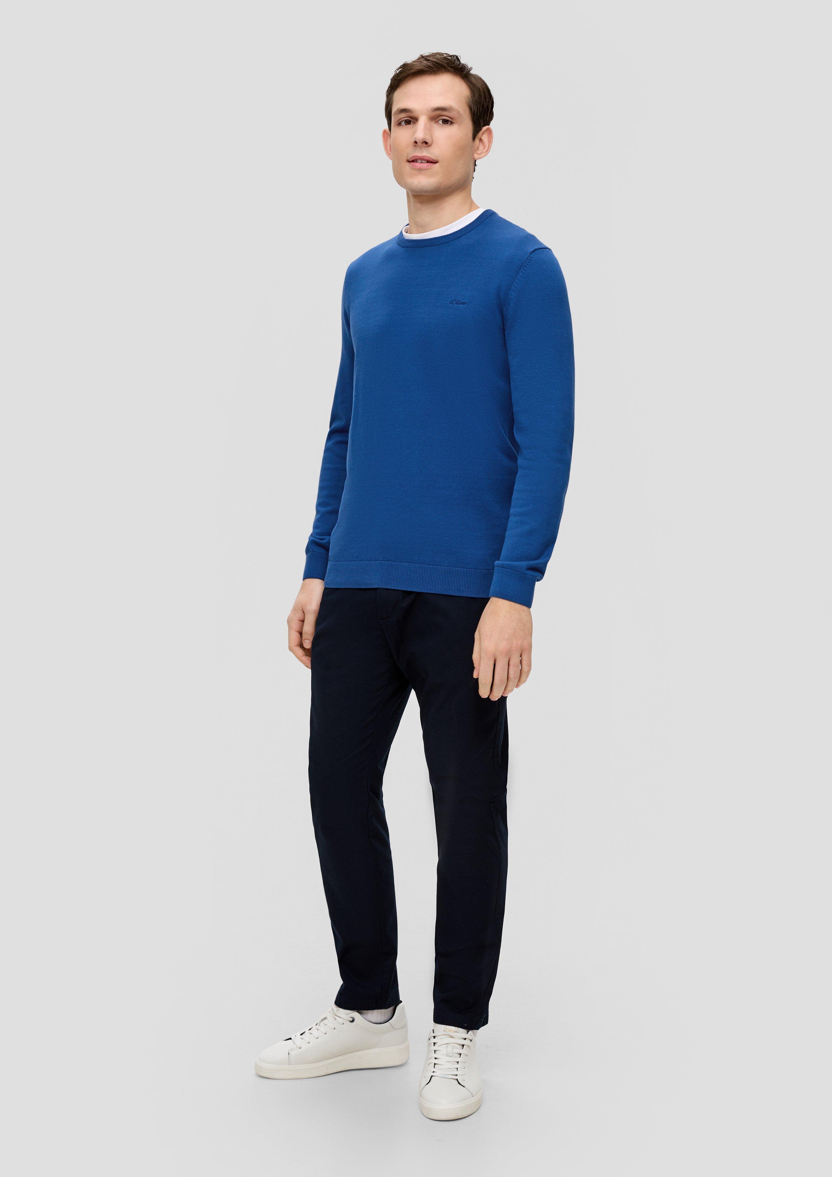 Strickpullover mit Logo-Stickerei  2143173-5620