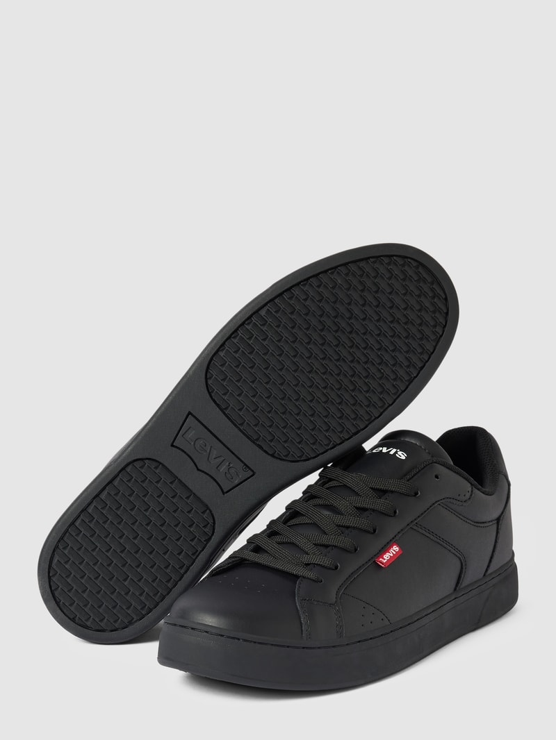 Sneaker mit Label-Details Modell 'RUCKER' in schwarz