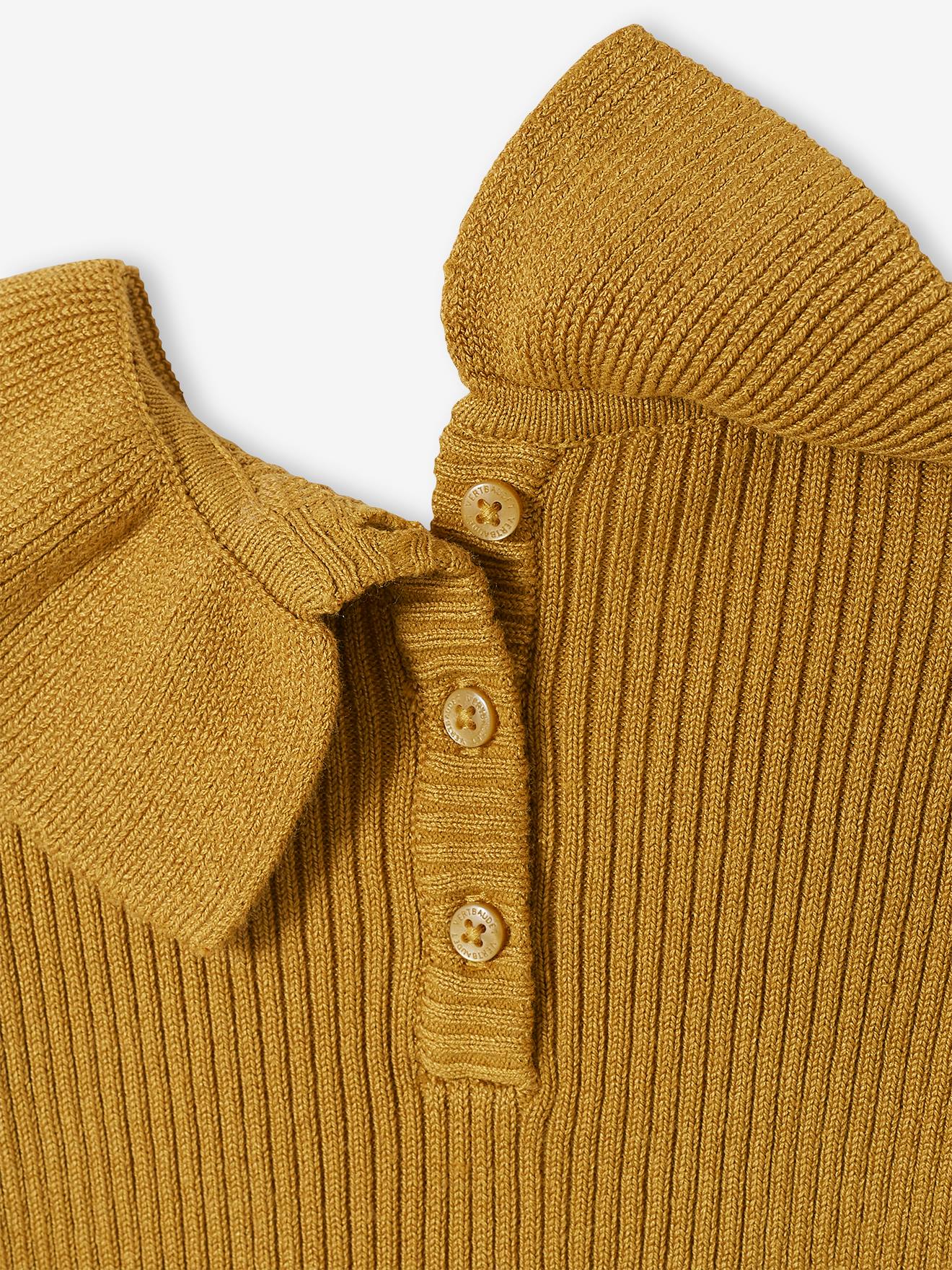 Vertbaudet Baby Pullover mit Kragen Oeko-Tex - bronze