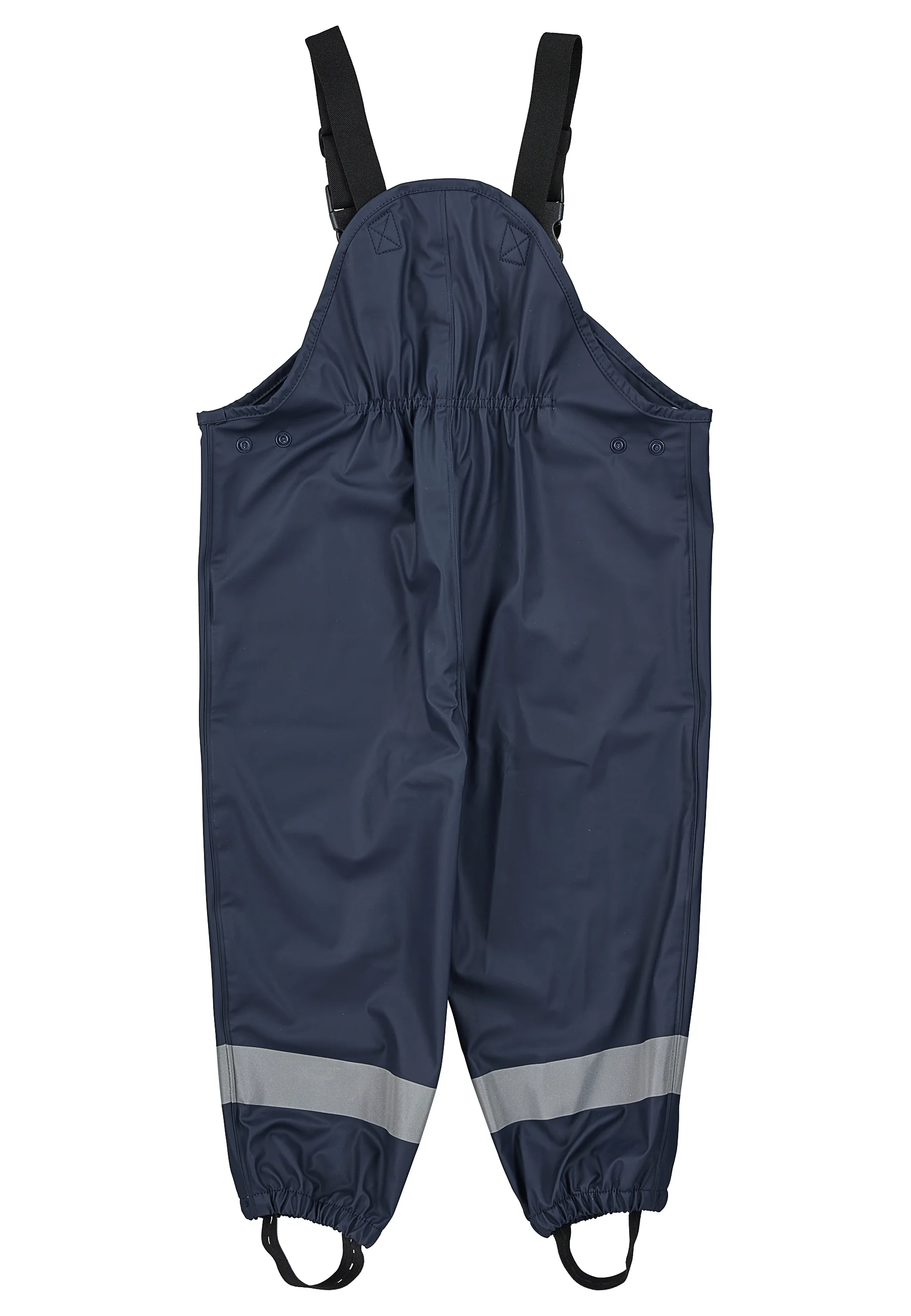 Regenträgerhose ungefüttert mit Reflektoren, uni