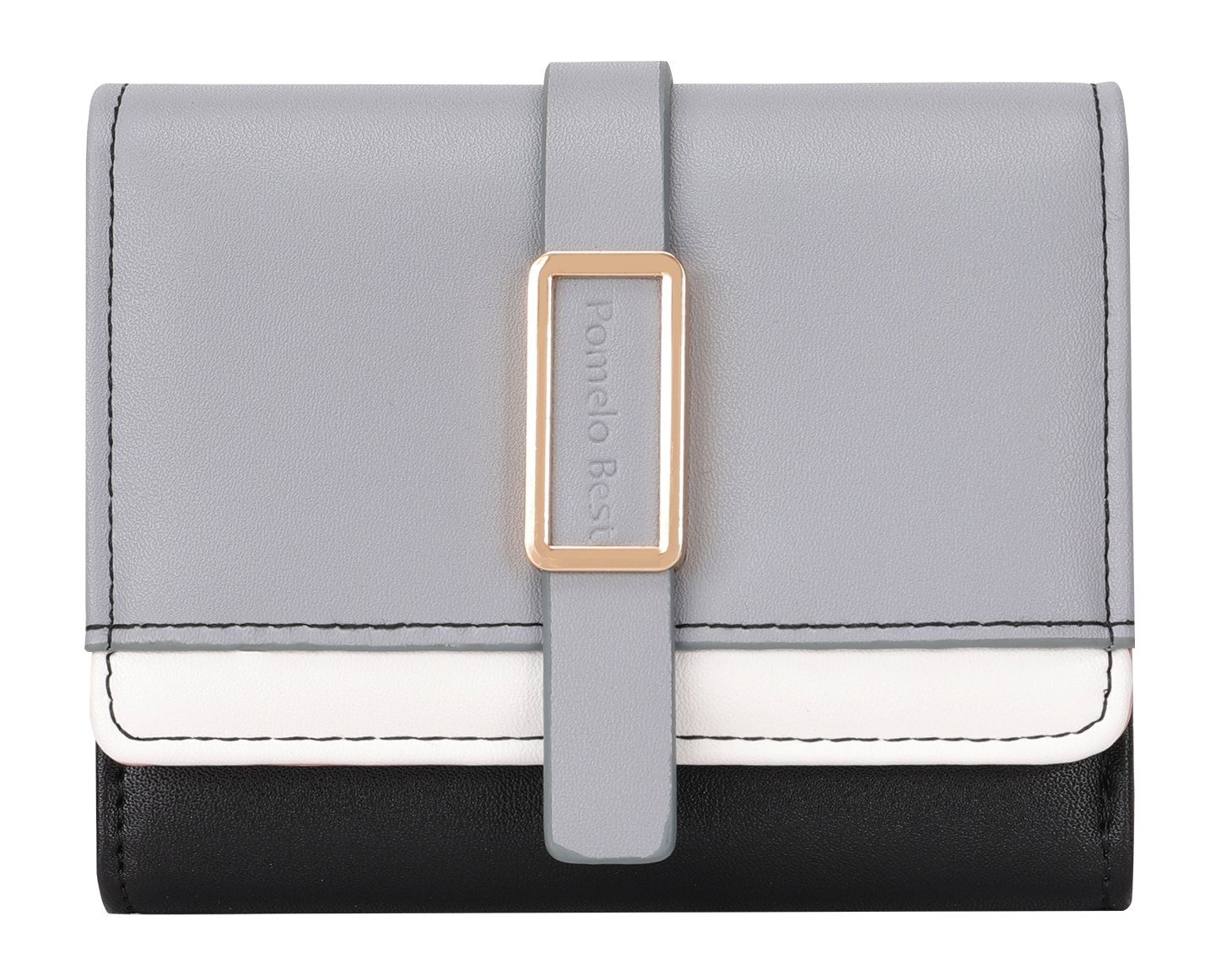 REDOM Geldbörse Damen Handytasche Portemonnaie Portmonee Geldbeutel Weich Leder Kurz (Frauen Handtasche Ledergeldbörse Brieftasche mit 5 Kartenfächer, Slim Wallet, Kreditkartenetui, Kartenetui, Kartenhalter), NFC RFID-Schutz mit Münzfach Groß 10.5 x
