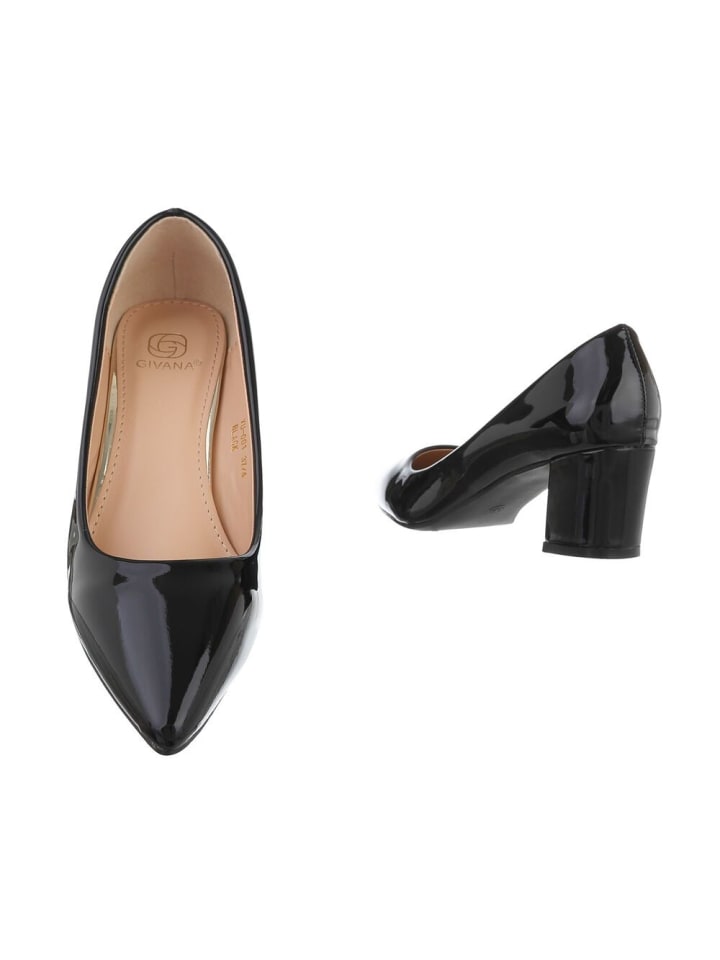 Ital-Design Pump in Schwarz günstig kaufen
