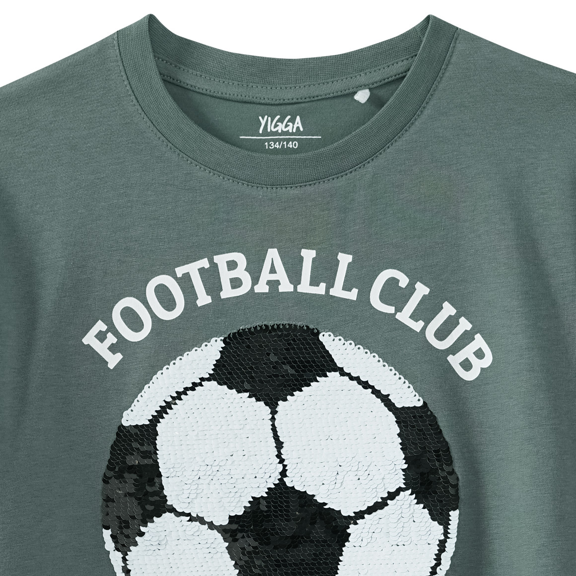 Jungen T-Shirt mit Wendepailletten