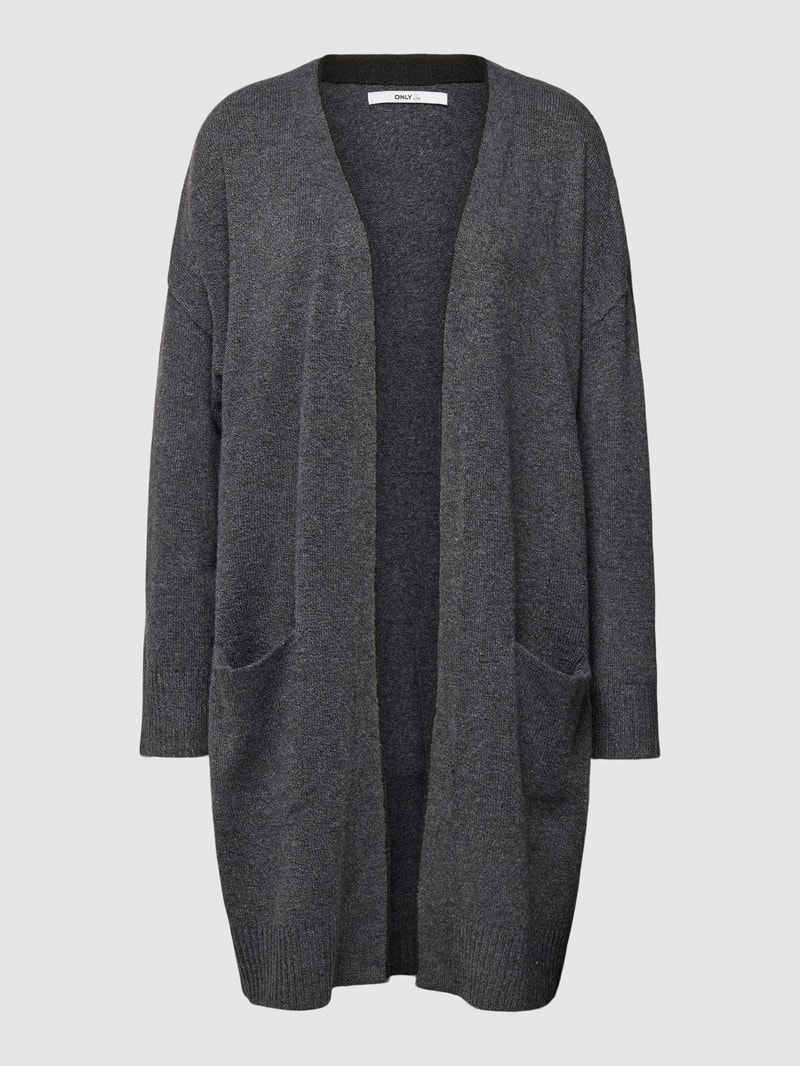 Cardigan mit Eingrifftaschen Modell 'GABRIEL' in anthrazit