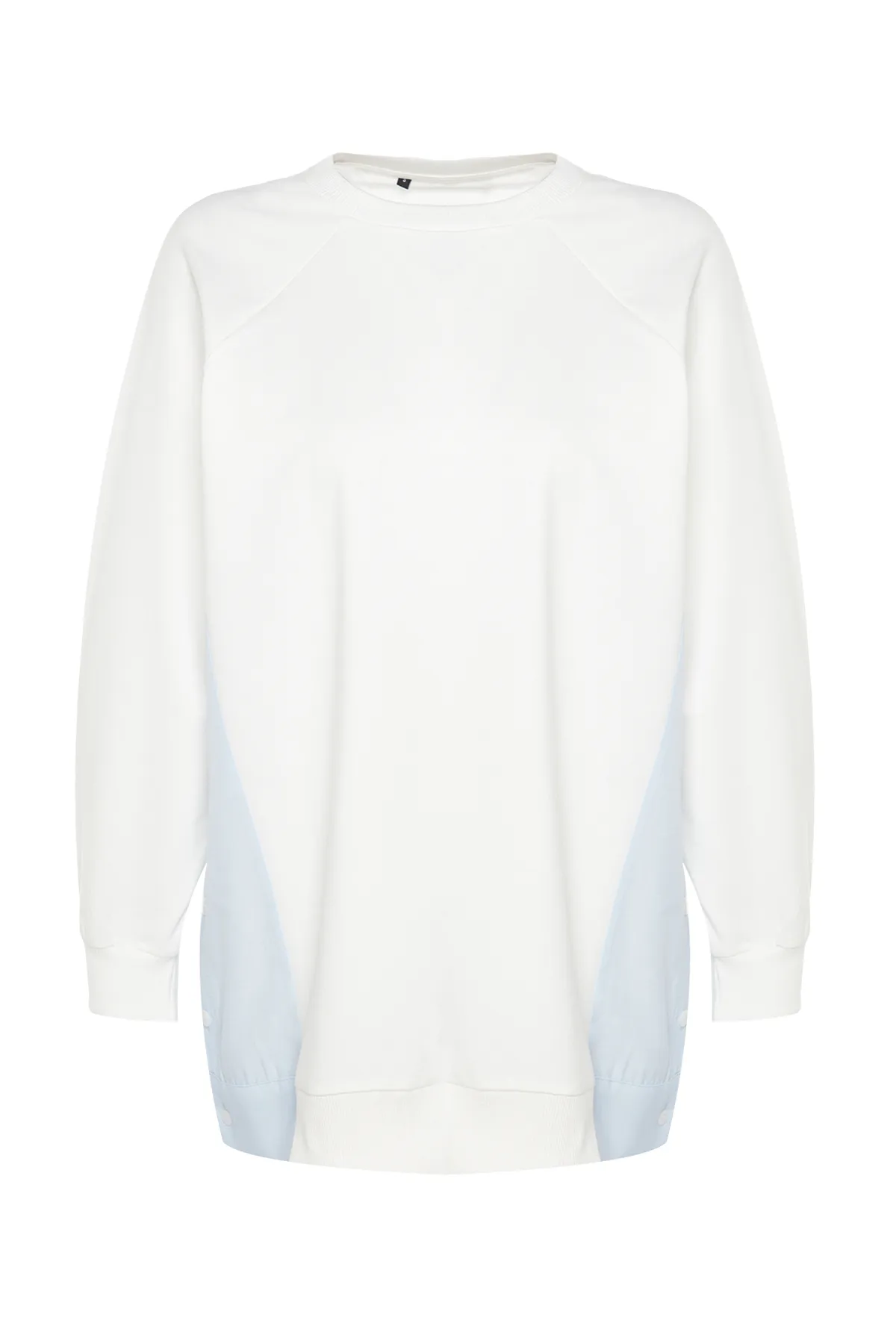 Trendyol Modest  Ecrufarbene, gewebte, gestrickte Tunika TCTSS23UK00092