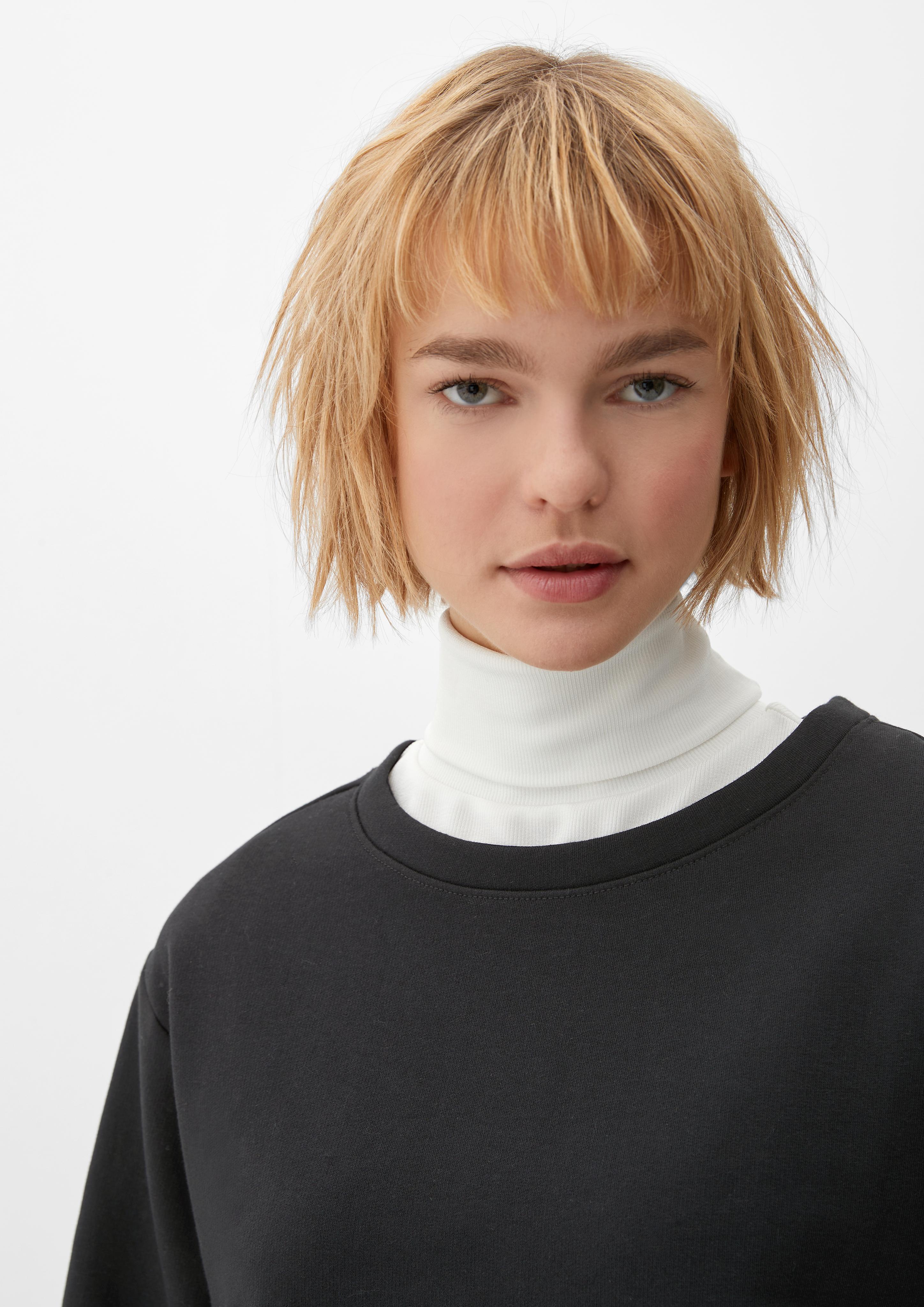 Sweatshirt mit abgerundetem Saum  2121410-9999
