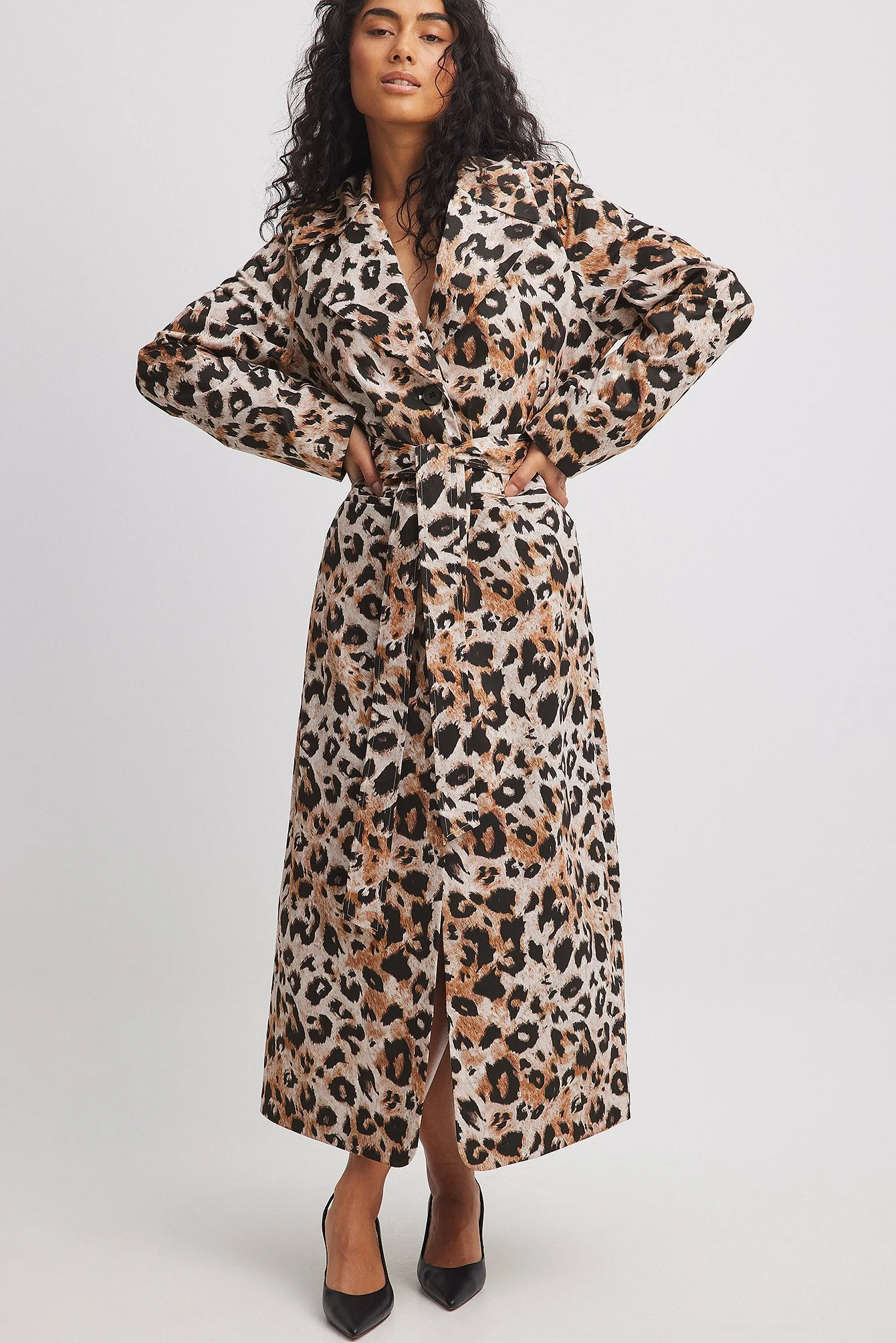Leopard Print Coat