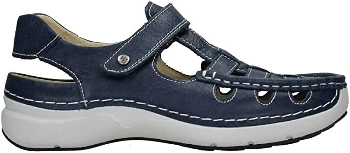 WOLKY Sportliche Slipper blau