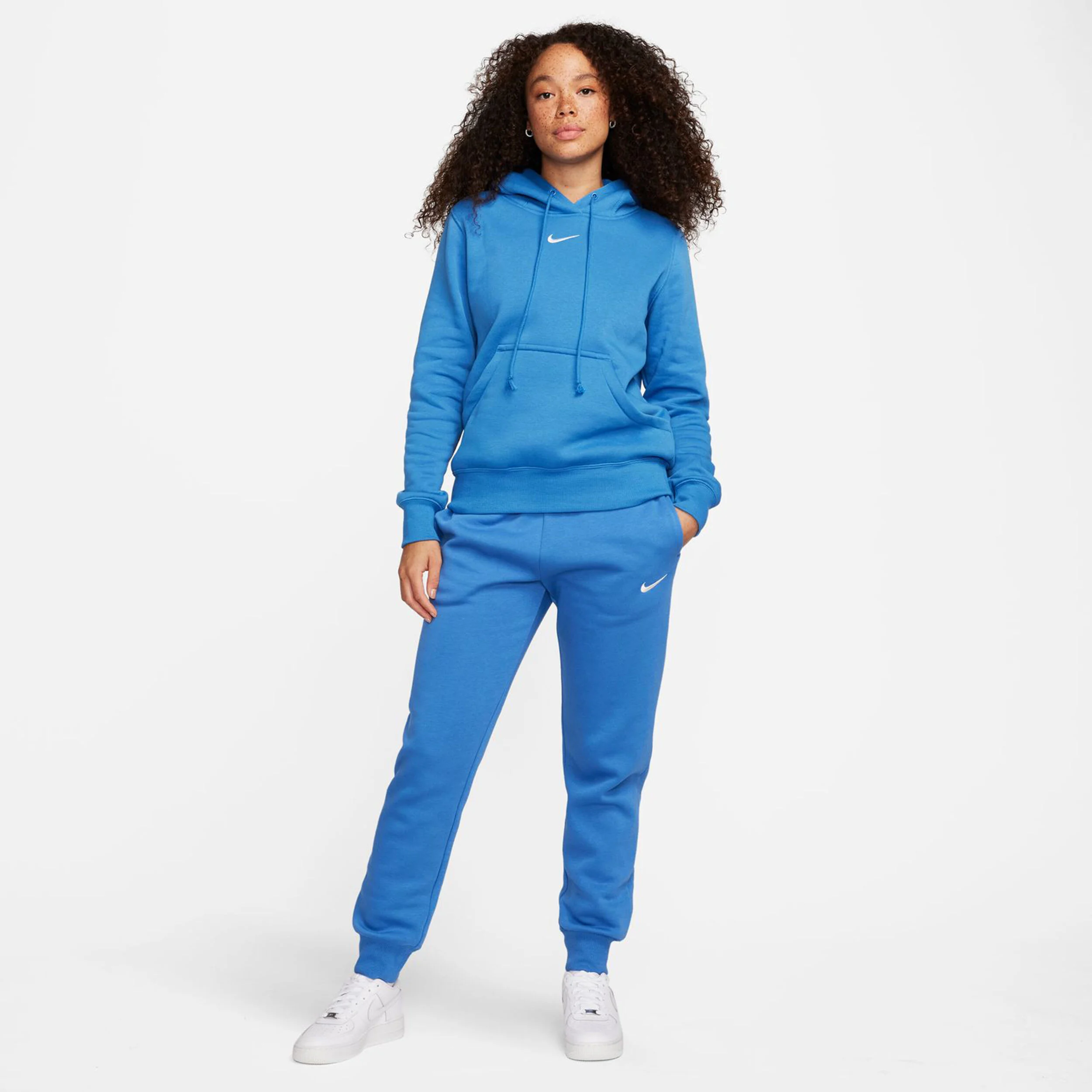 PHNX Fleece Mid-Rise Standard Trainingshose Damen - Blau