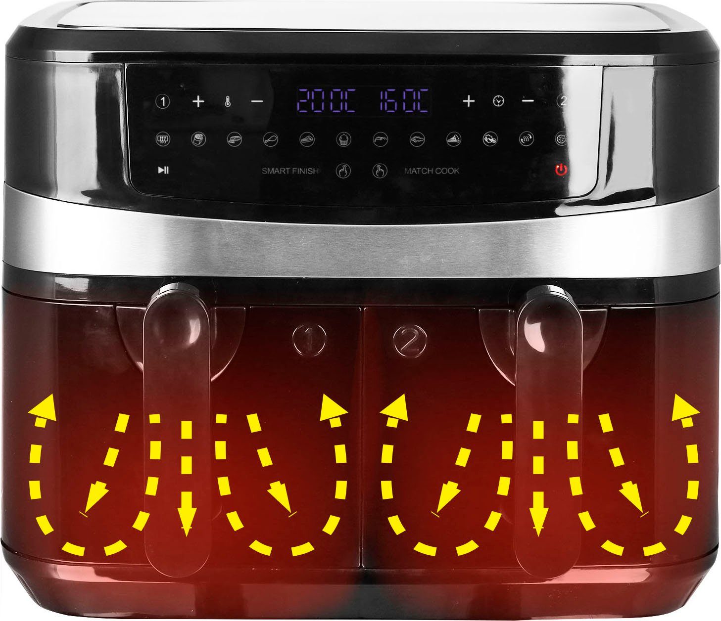Emerio Heißluftfritteuse AF-126672.4, 2400 W