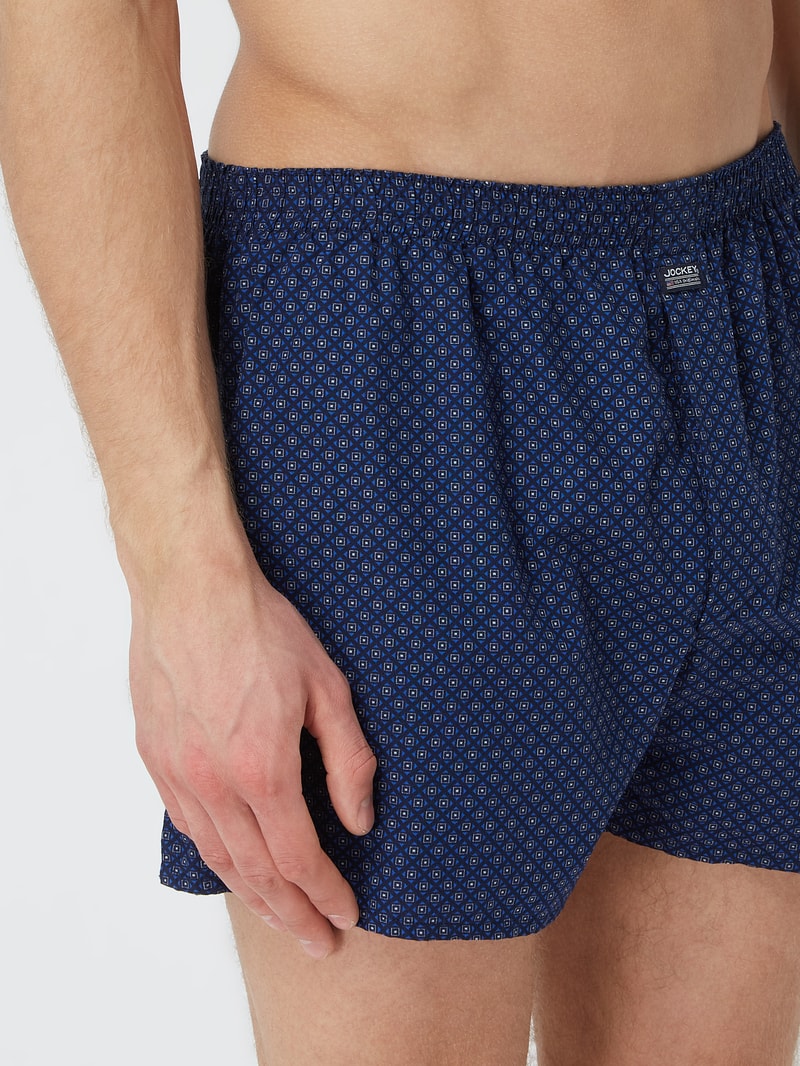 Boxershorts aus Baumwolle in dunkelblau