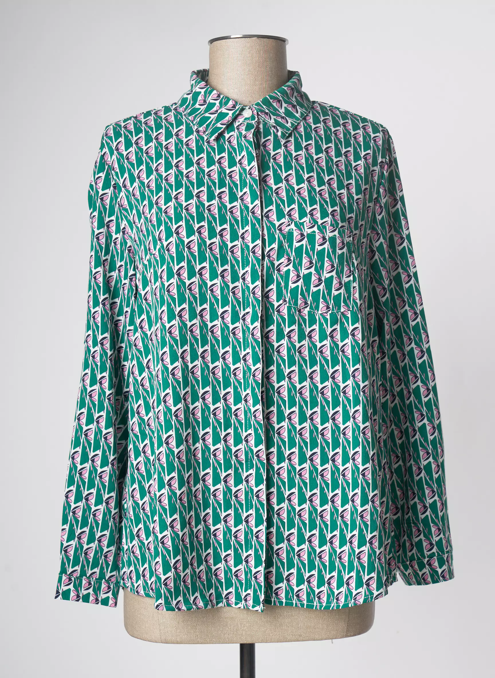 Z One Chemisiers Femme couleur vert