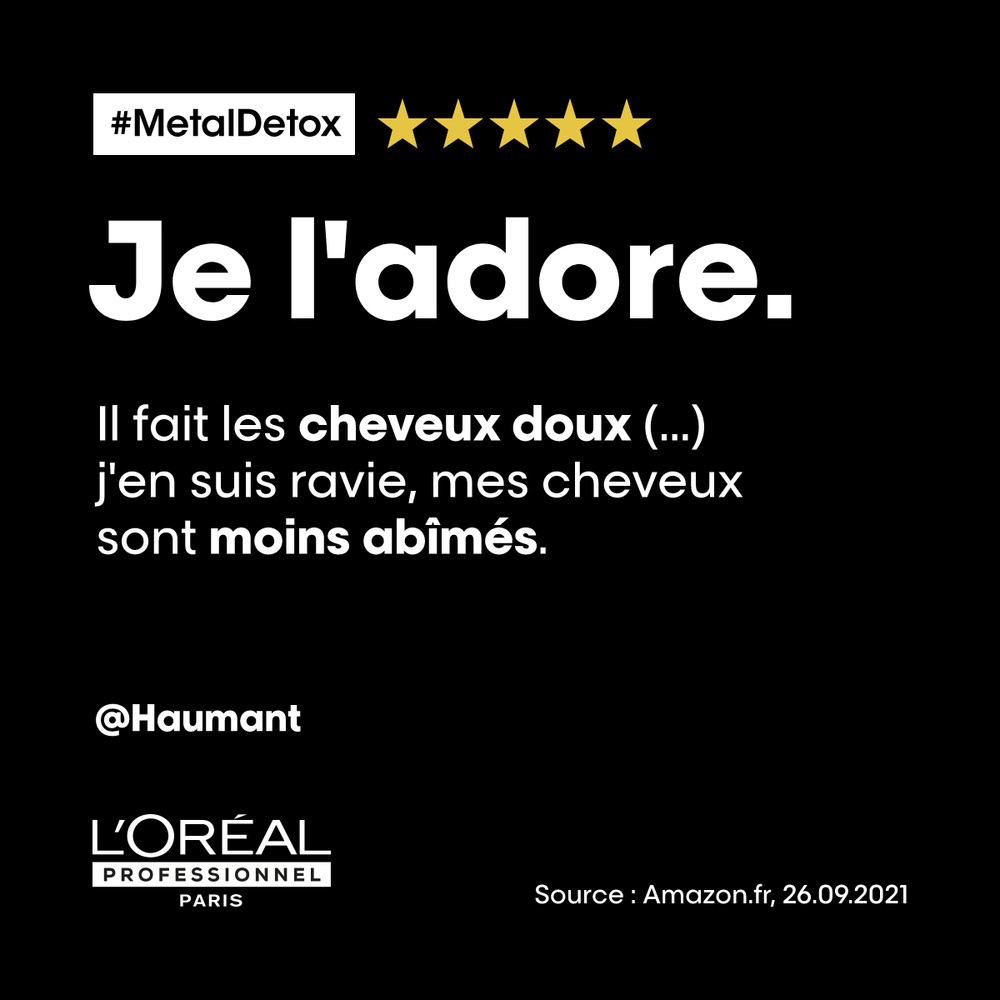 L'Oréal Professionnel Serie Expert Metal Detox Shampoing professionnel crème lavante anti-métal