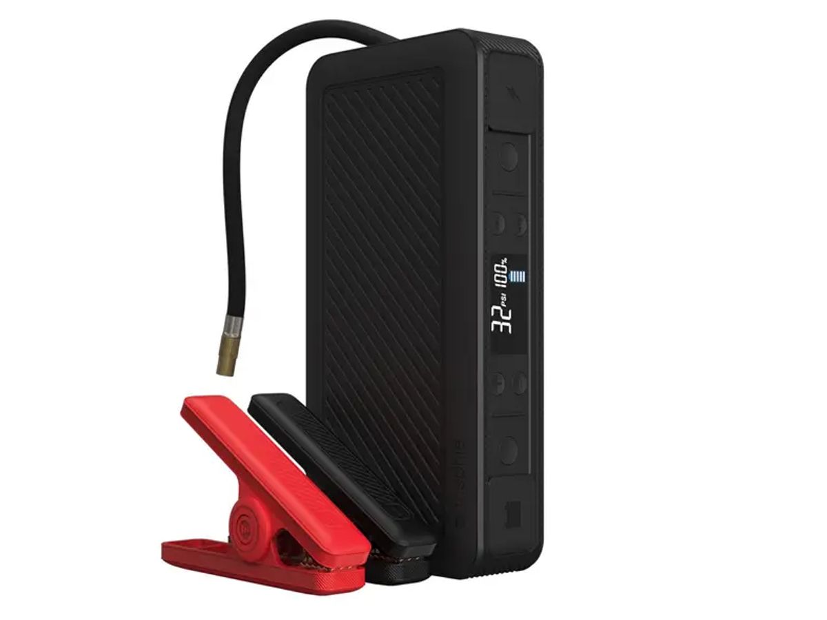 Mophie Go Rugged Starthilfe powerstation mit Luftkompressor