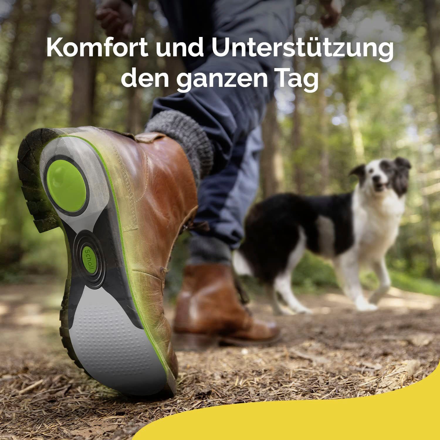 Scholl Einlegesohlen LiquiFlex Everyday, Komforteinlegesohlen - Mehr Polsterung durch Memory Foam