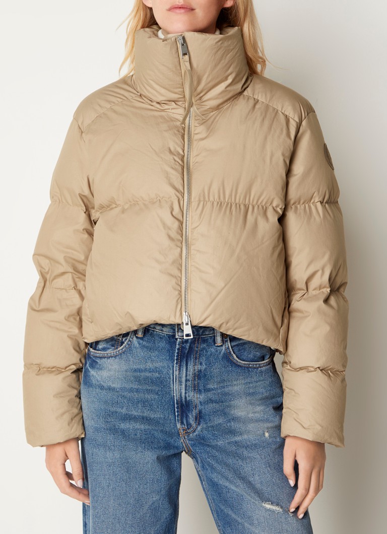 Canada Goose Garnet rövidített pufi kabát pehelytöltettel