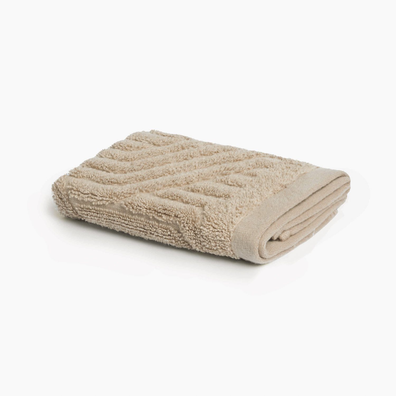 Aymando Handtuch Set Bio, Bio Baumwolle, Bio Baumwolle, (Set, 3-tlg), 30x30, 50x90, 70x140 cm Wellen