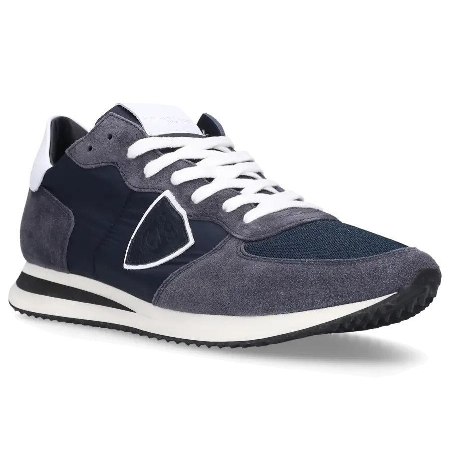 Philippe Model - Sneaker low TZLU Veloursleder - blau