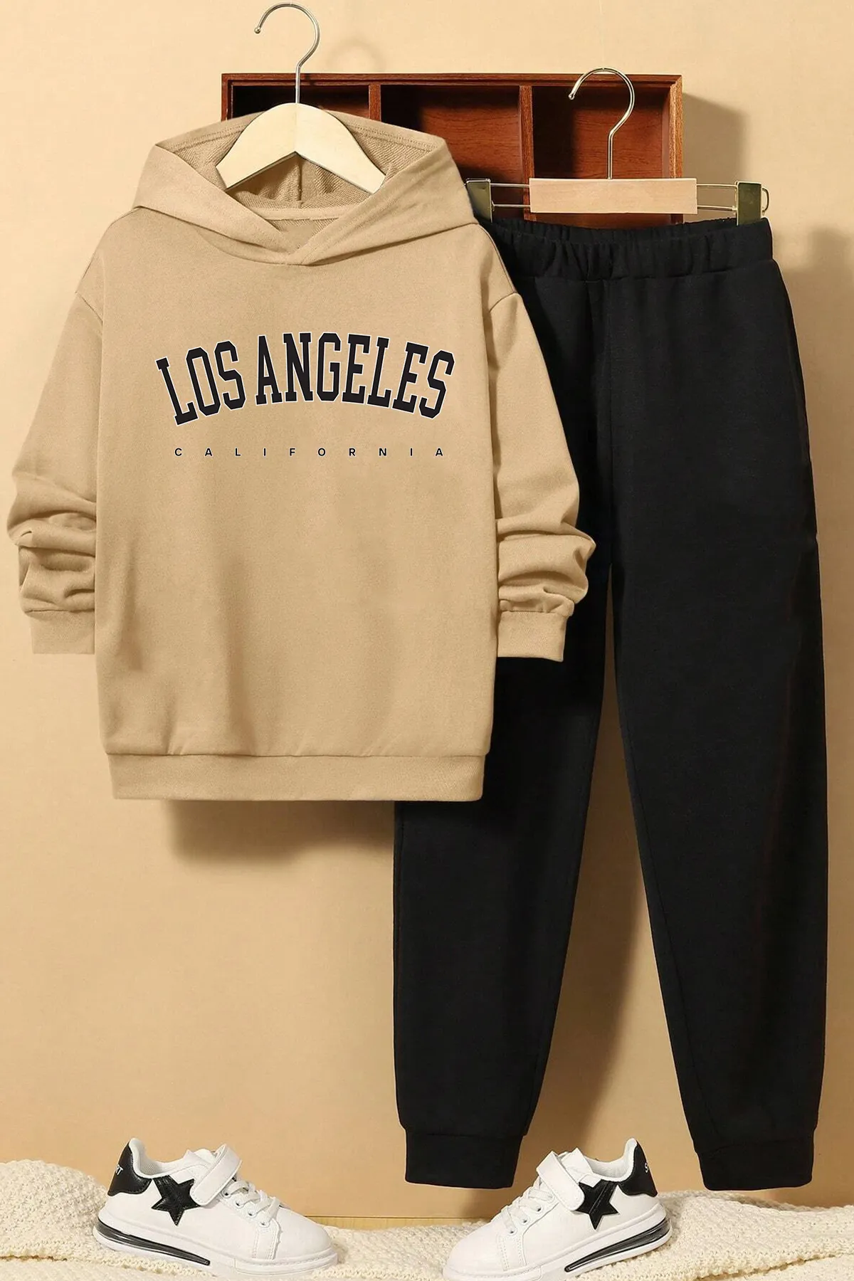 uyguntarz  Los Angeles-Trainingsanzug-Set für Kinder