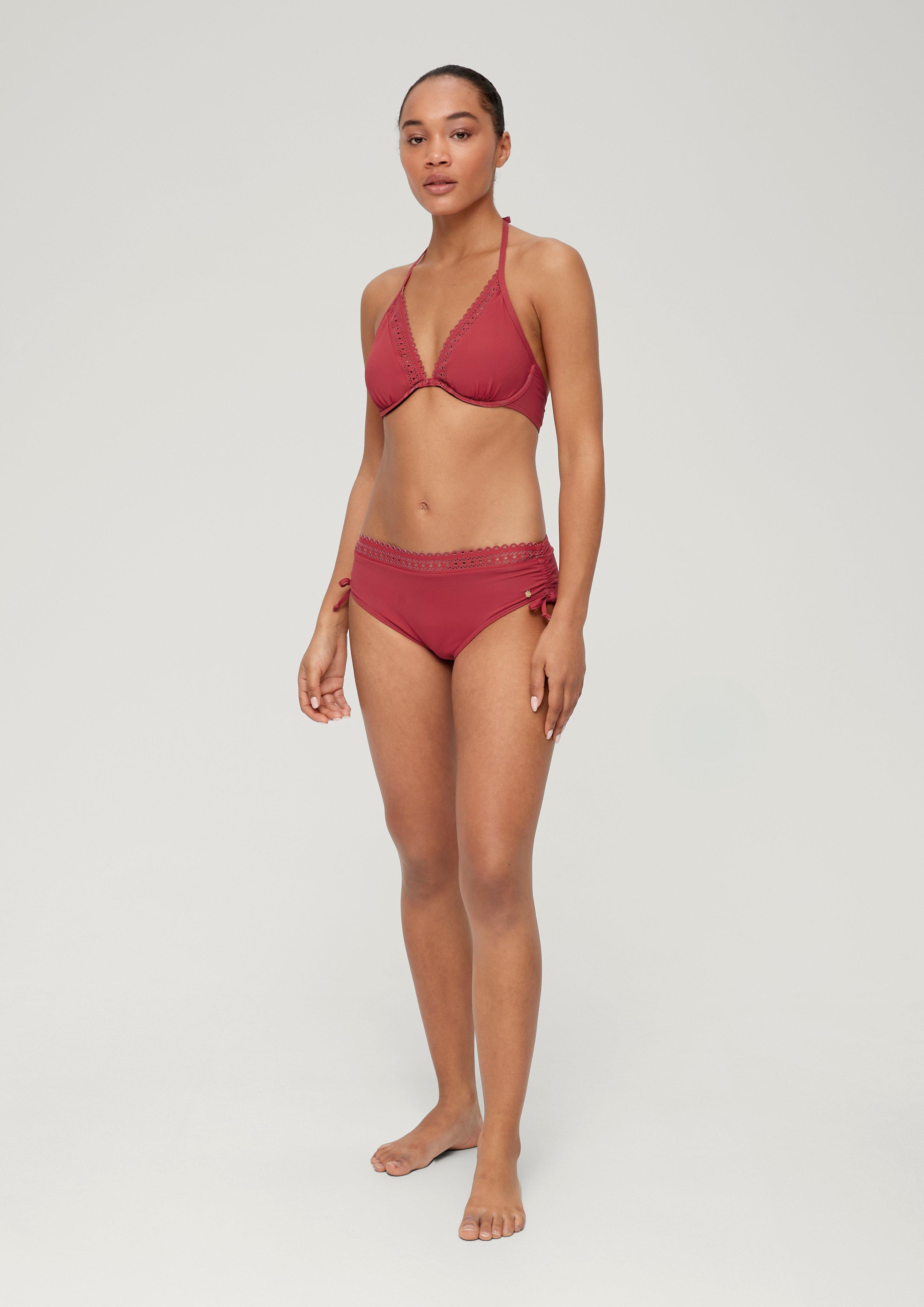 Bikinihose mit seitlicher Raffung  6008722-3400