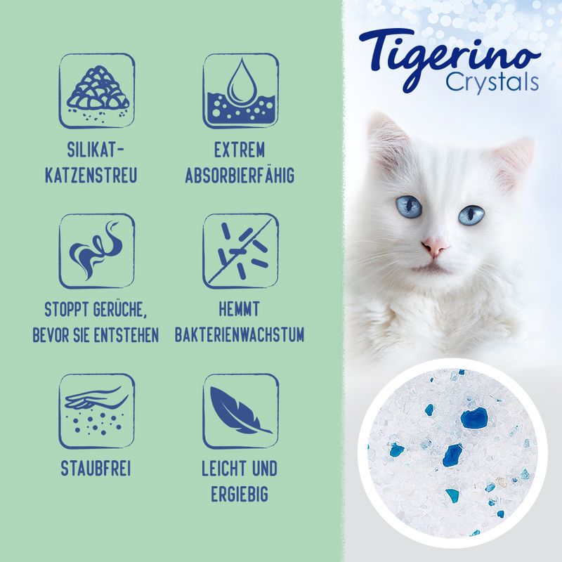 Tigerino Crystals Katzenstreu - Aloe Vera-Duft