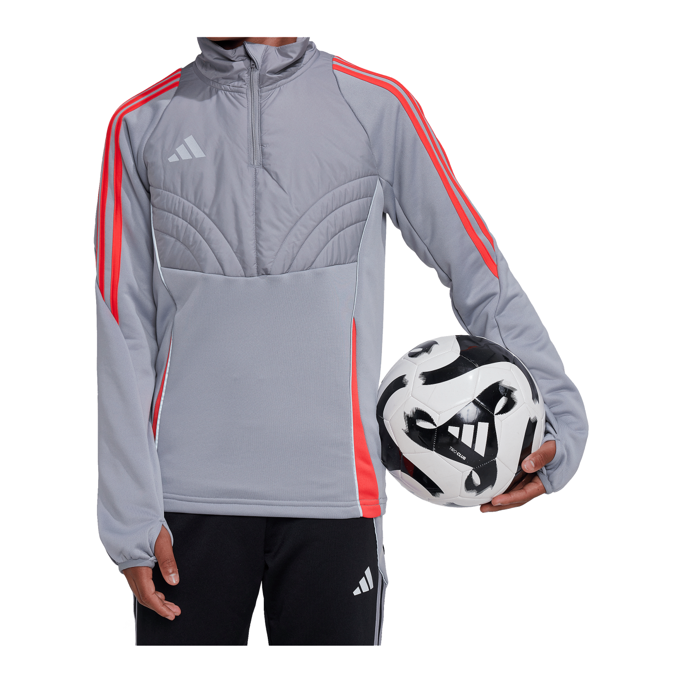 adidas Tiro 24 Trainingsjacke Kids Grau