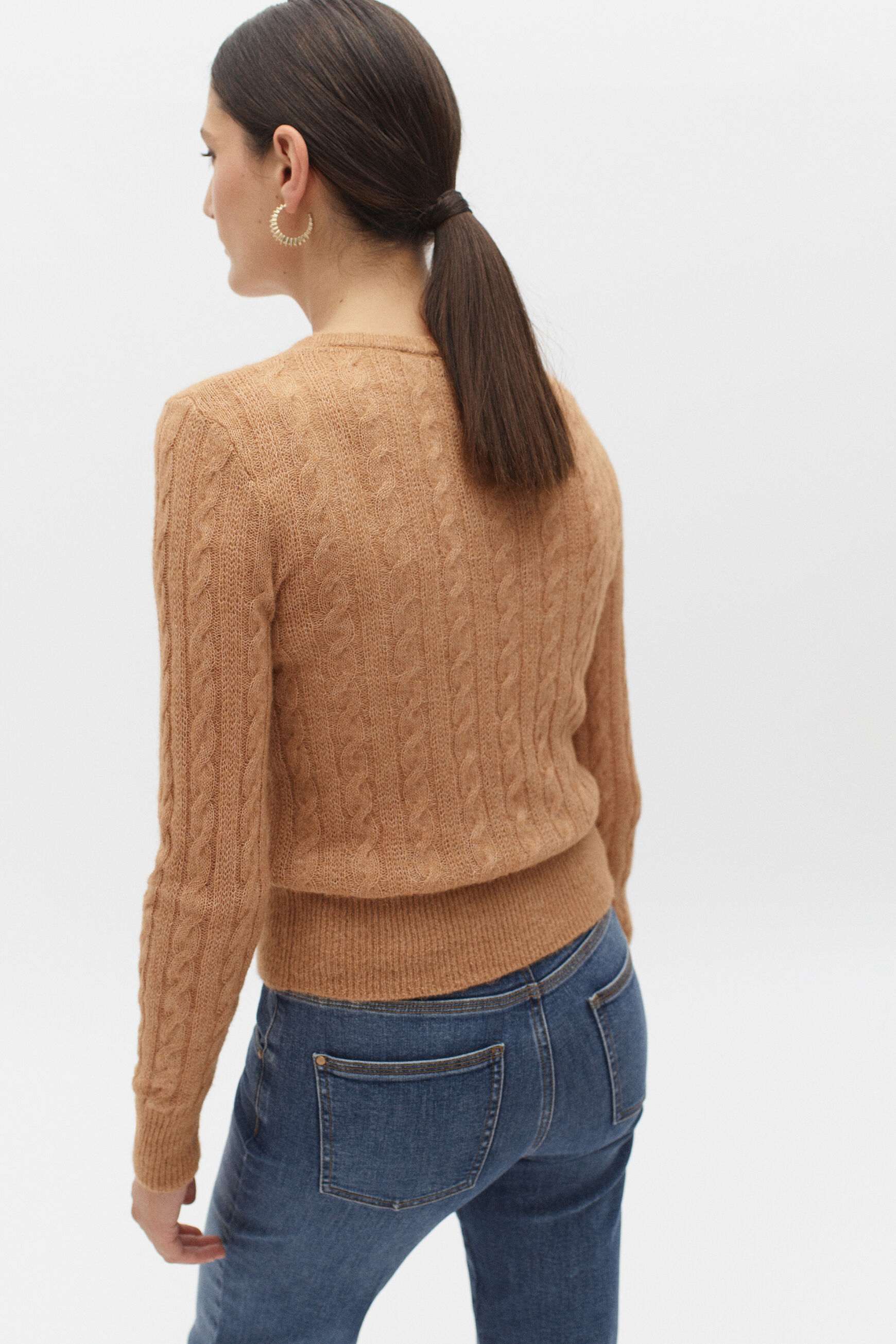 pull danya camel femme