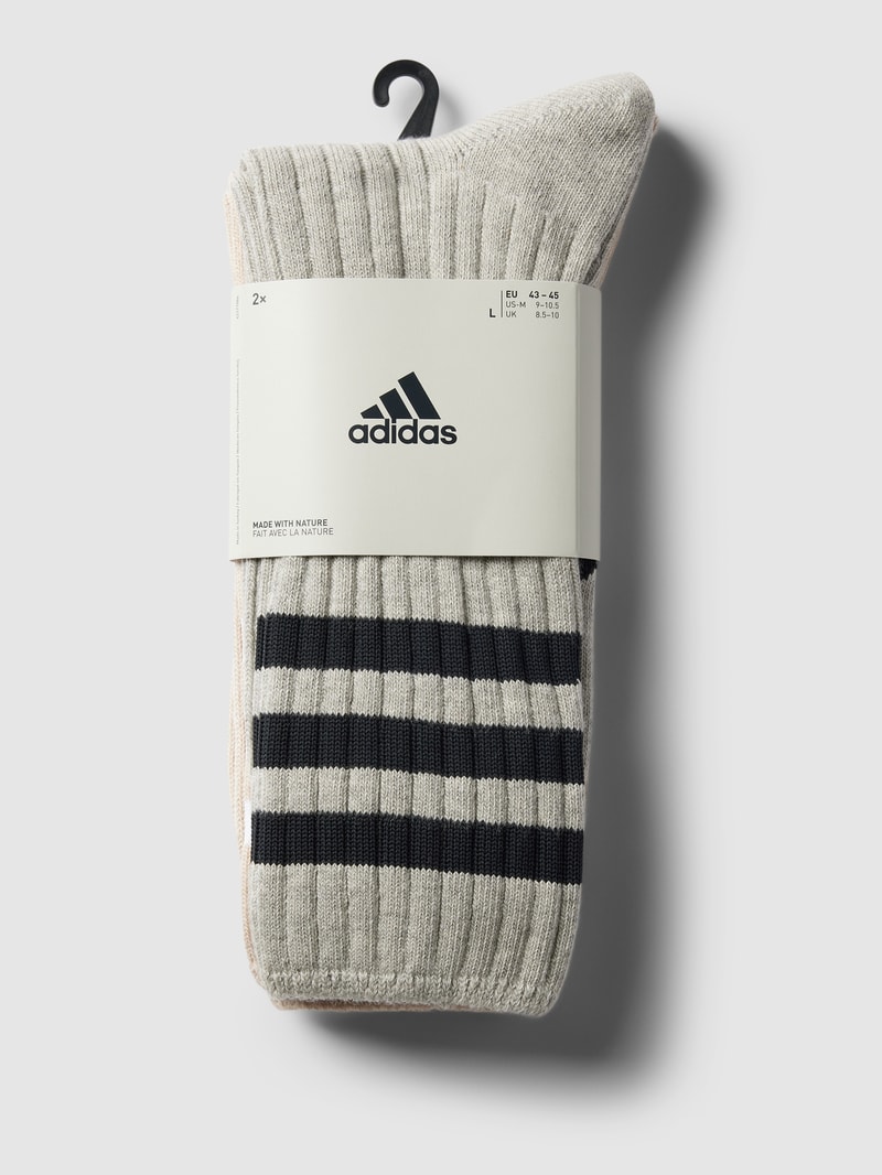 Socken mit Label-Detail im 2er-Pack in beige