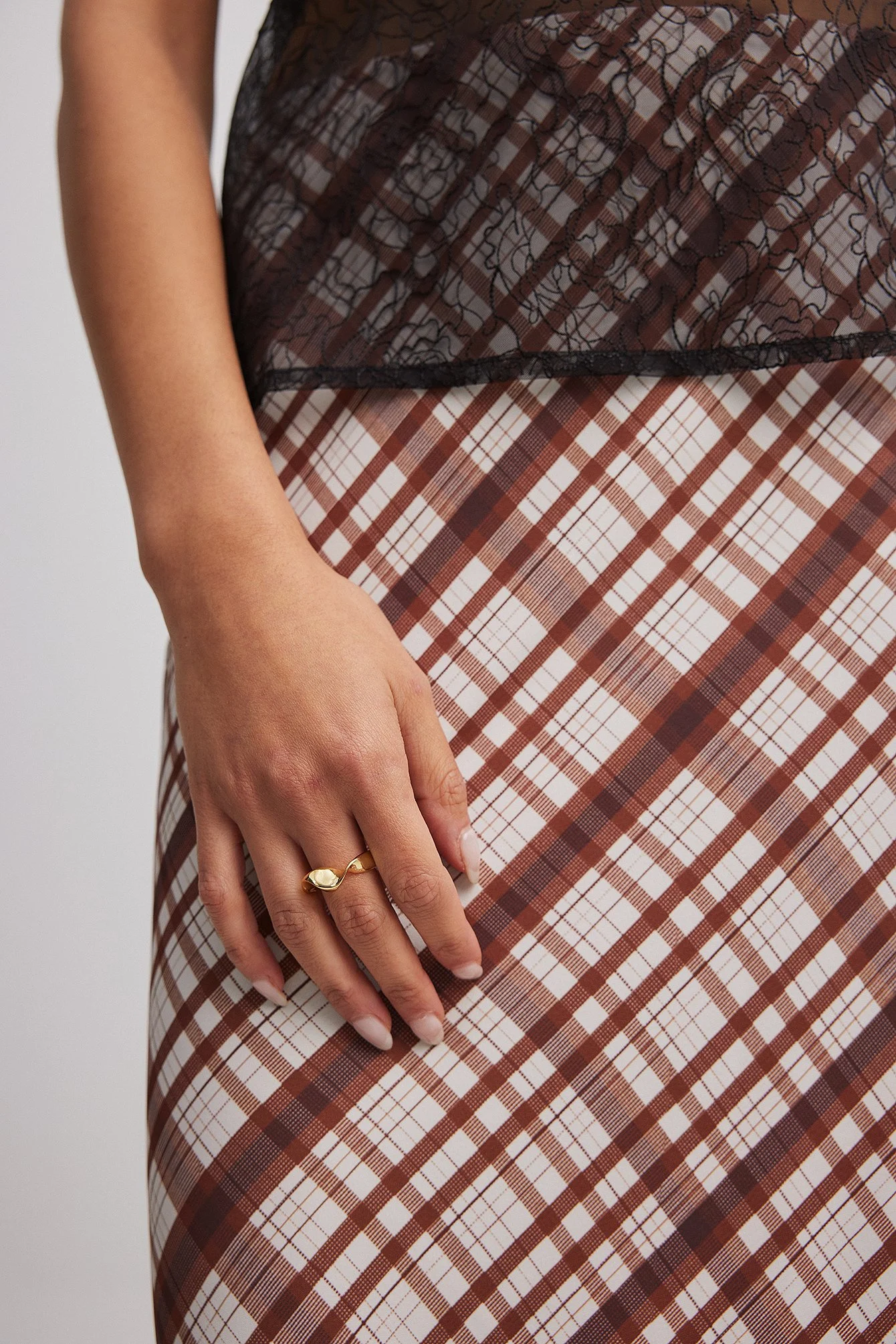 Vergoldeter Chunky Ring