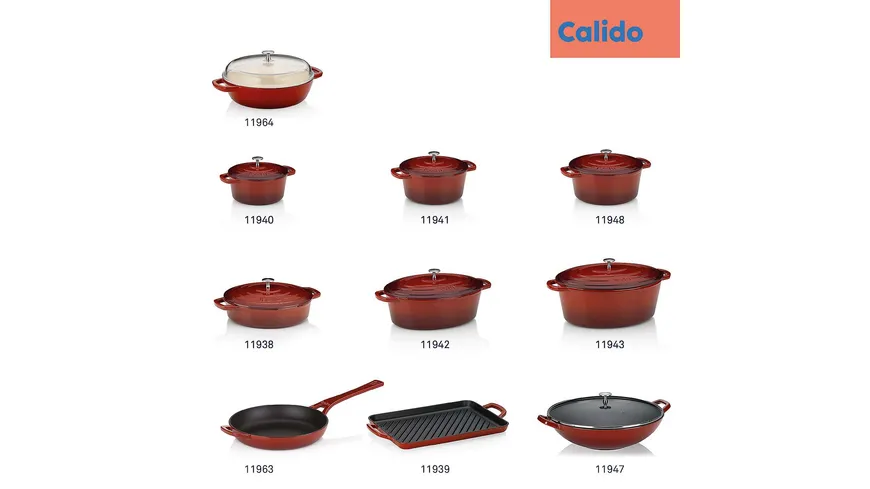 kela Bauernpfanne Calido Ø 28cm rot