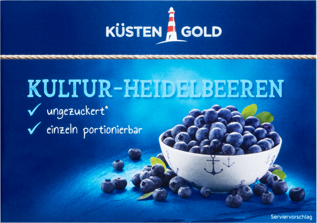 Küstengold Heidelbeeren