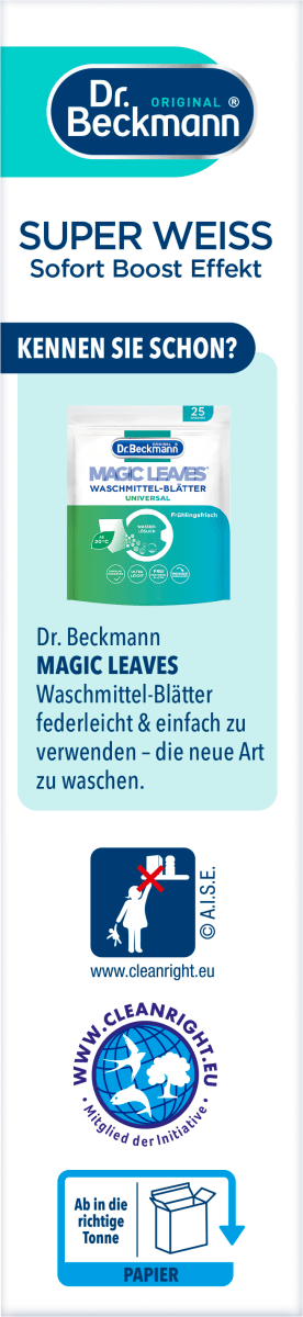 Wäsche Weiß super im Beutel, 80 g