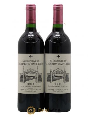La Chapelle de La Mission Haut-Brion Second Vin  2014 - Lot de 2 Bouteilles